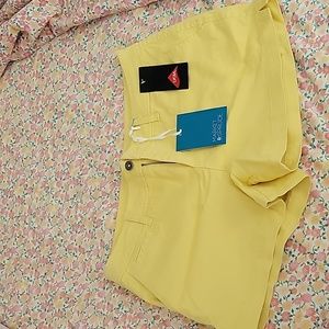Yellow shorts